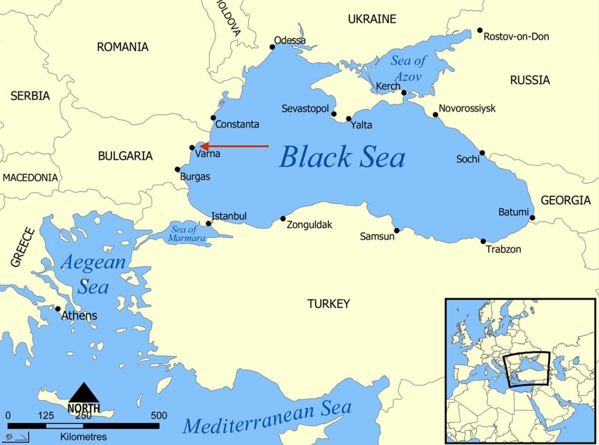 Bulgarija vietą pasaulio žemėlapyje