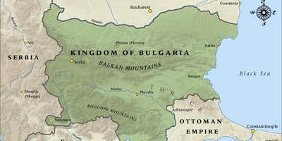 Žemėlapis senųjų bulgarų